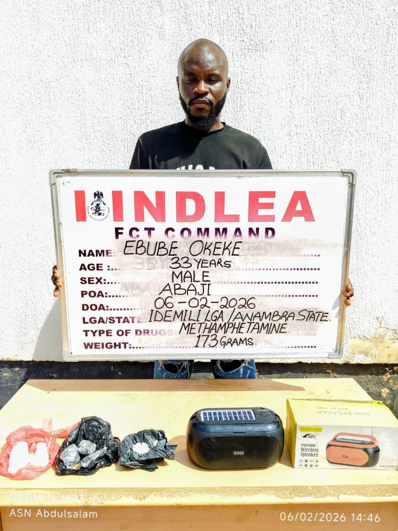 China-bound auto parts dealer arrested at Kano airport for ingesting 95 wraps of cocaine as NDLEA intercepts meth consignments in yogurt packs, Mp3 speakers